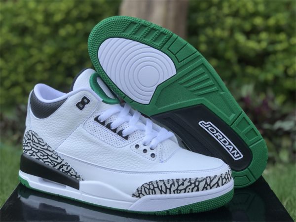 2022 Jordan 3 Retro Oregon Ducks White Green