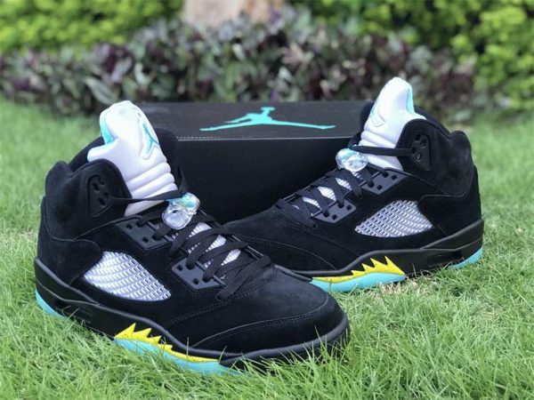 2023 Air Jordan 5 Aqua Black Aquatone-Taxi