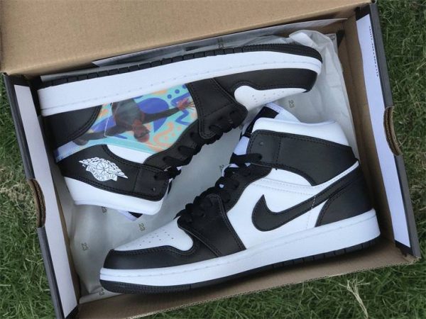 Air Jordan 1 Mid Hologram in box