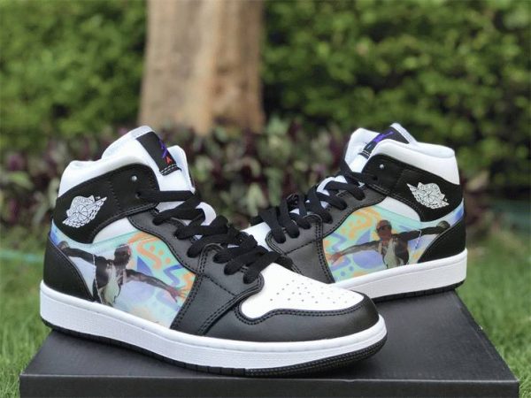 Air Jordan 1 Mid Hologram poster