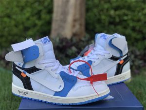 Air Jordan 1 X Off-White NRG PS5 Blue sale