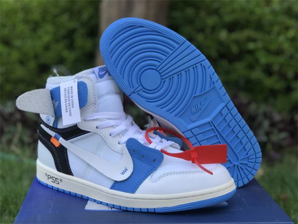 Air Jordan 1 X Off-White NRG PS5 Blue