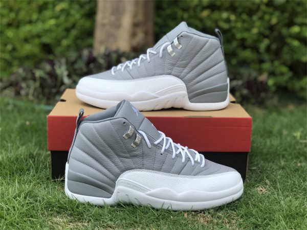 Air Jordan 12 Stealth White-Cool Grey for sale