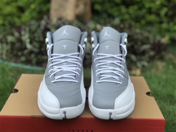 Air Jordan 12 Stealth White-Cool Grey front