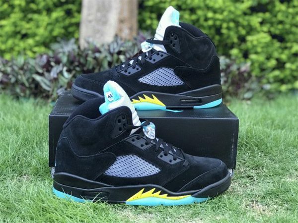 Air Jordan 5 Aqua Black Aquatone-Taxi for sale