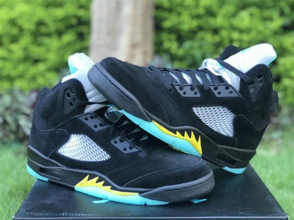 Air Jordan 5 Aqua DD0587-047 close look