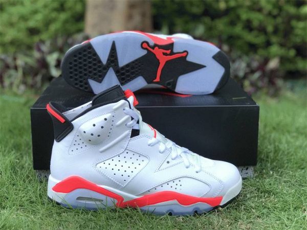 Air Jordan 6 Retro White Infrared 2022 sneaker