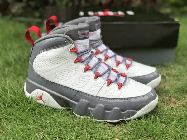 Air Jordan 9 Fire Red Red-Cool Grey CT8019-162