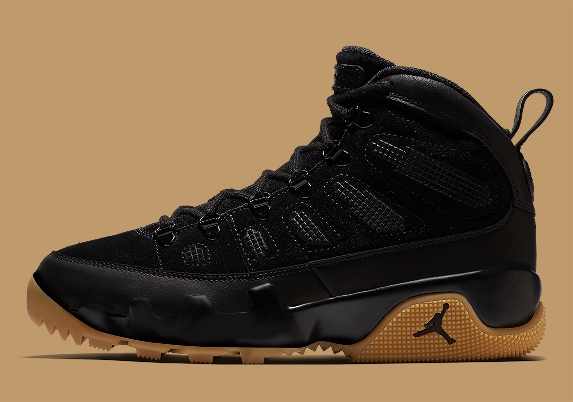 Air Jordan 9 Retro Boot Black Gum