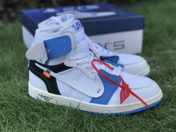 new Air Jordan 1 X Off-White NRG PS5 Blue