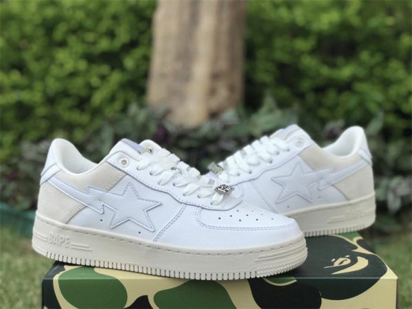 A BATHING APE JJJJound x BAPE Bape Sta White Grey