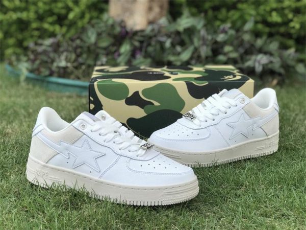 A BATHING APE JJJJound x BAPE Bape Sta White Grey for sale