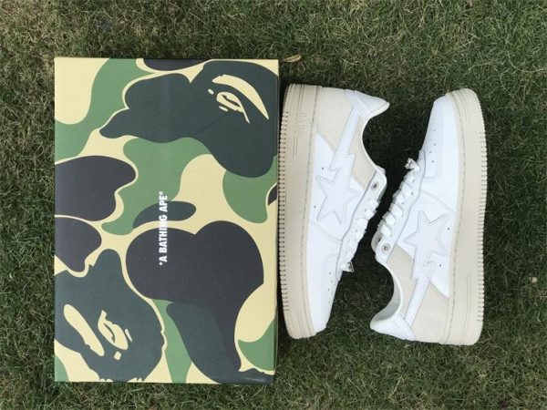 A BATHING APE JJJJound x BAPE Bape Sta White Grey with box