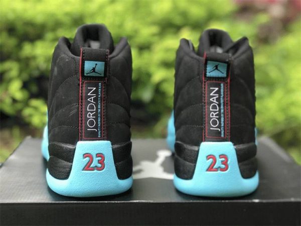 Air Jordan 12 Retro Gamma Blue black heel