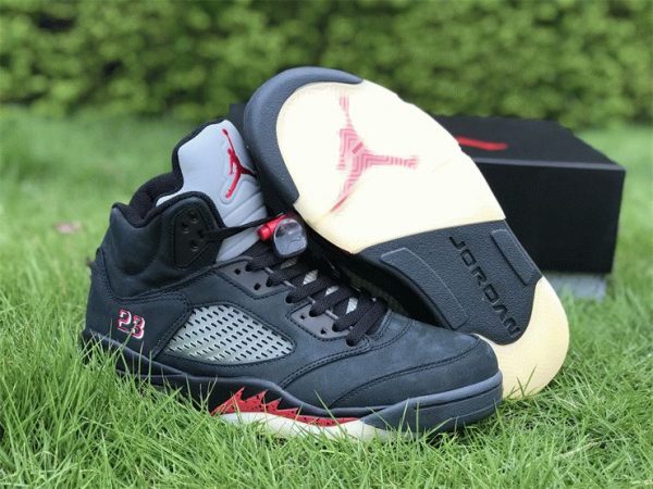 Air Jordan 5 Gore-Tex Off Noir Fire Red-Black-Muslin