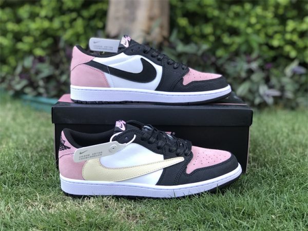 Travis Scott x Air Jordan 1 Bleached Coral cheap sale