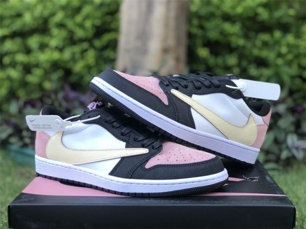 Travis Scott x Air Jordan 1 Bleached Coral for sale