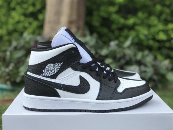 new release Air Jordan 1 Mid Split Black White