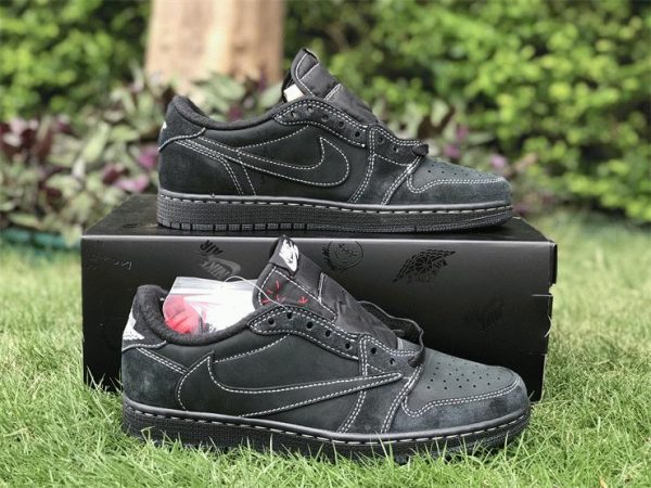 Air Jordan 1 Low Black Phantom Travis Scott