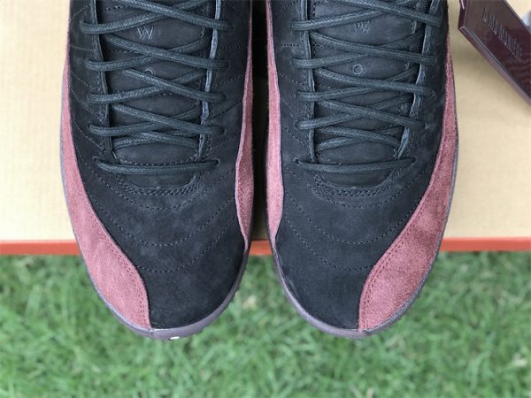 Air Jordan 12 Retro A Ma Maniére Black Burgundy mudguard