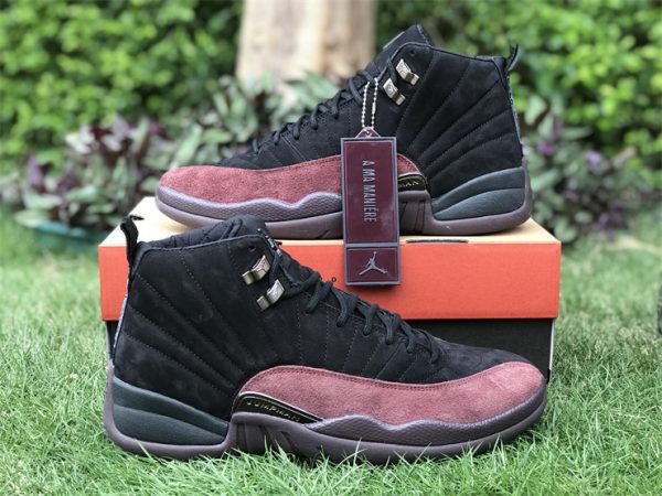 Air Jordan 12 Retro A Ma Maniére Black Burgundy on line