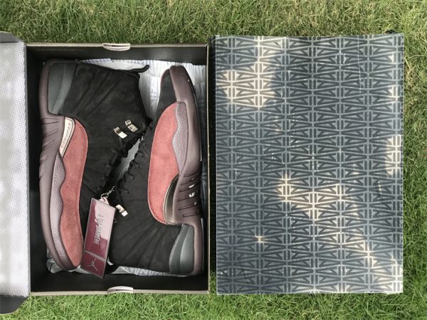 Air Jordan 12 Retro A Ma Maniére Black Burgundy sneaker