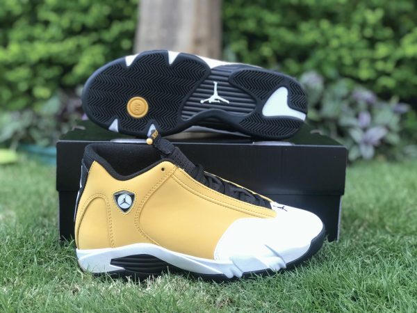 Air Jordan 14 Light Ginger Black-White 2022 for sale