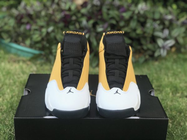 Air Jordan 14 Light Ginger Black-White 2022 tongue