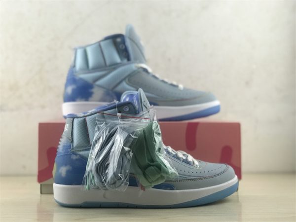 Air Jordan 2 x J Balvin Celestine Blue shoes