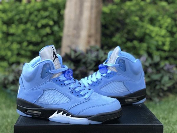 Air Jordan 5 SE UNC University Blue Black White Sneaker