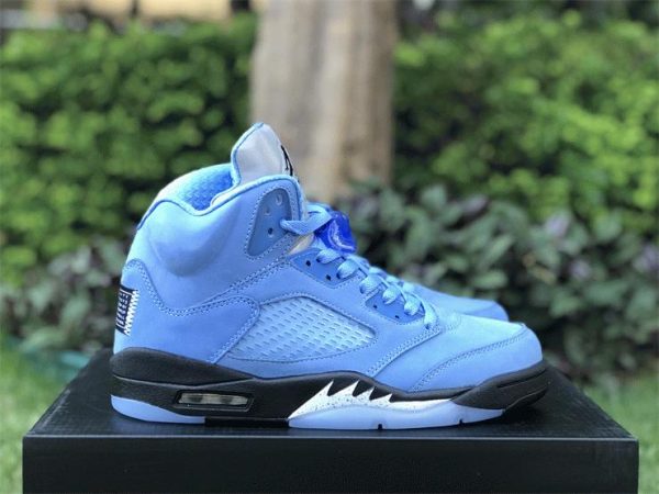 Air Jordan 5 SE UNC University Blue Black White for sale