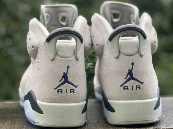 Air Jordan 6 Retro Georgetown 2022 back heel