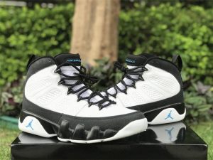 Air Jordan 9 University Blue White Black