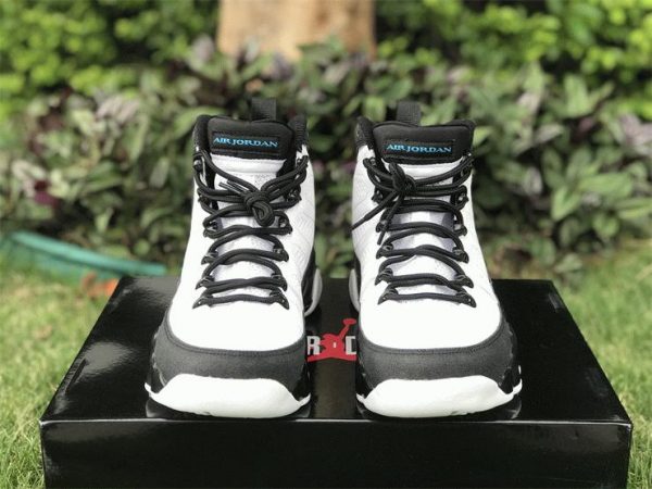 Air Jordan 9 University Blue White Black front