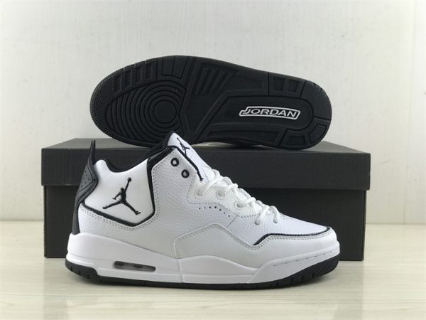 Air Jordan Courtside 23 White Black underfoot