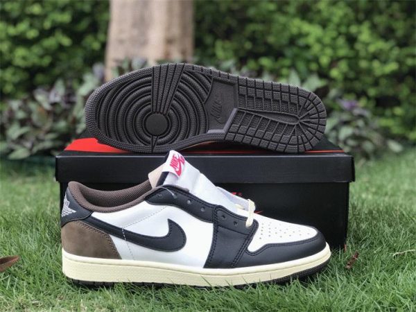 Fragment design x Travis Scott x Nike Air jordan 1 Low OG SP TS Brown for sale