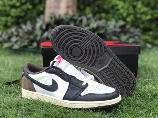 Fragment design x Travis Scott x Nike Air jordan 1 Low OG SP TS Brown for sale cheap