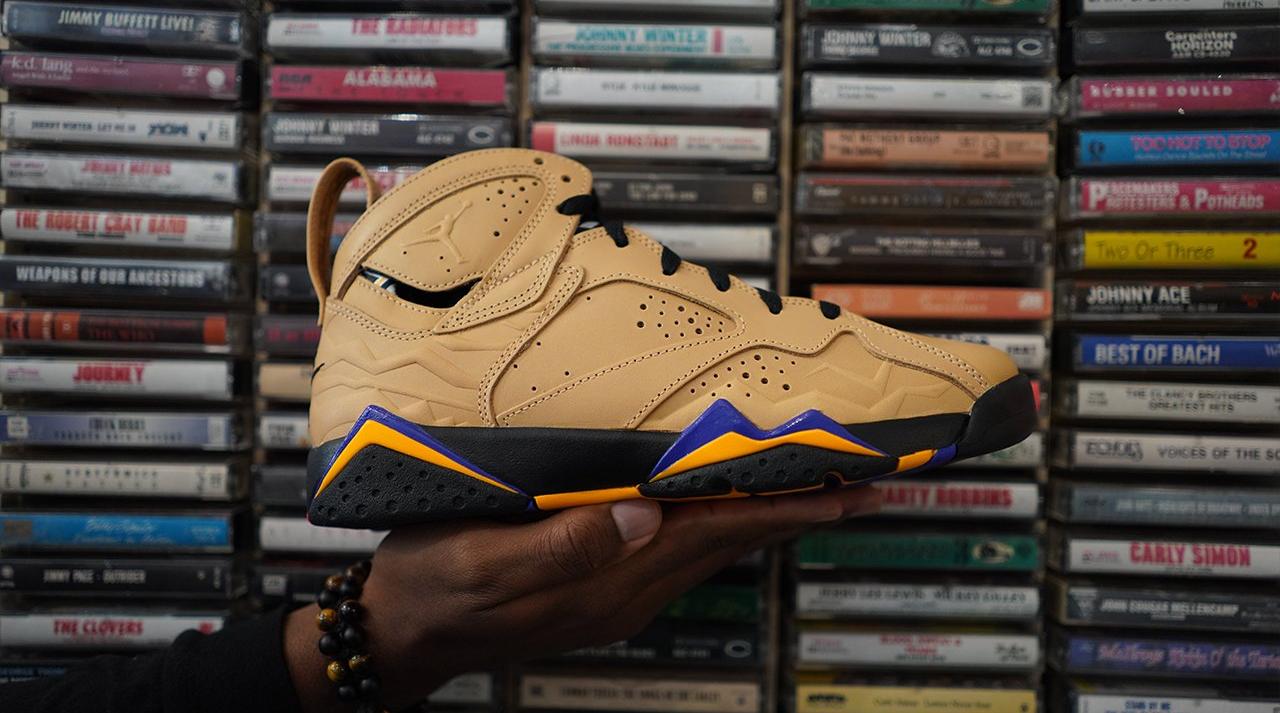 Jordan 7 Retro SE Vachetta Tan Black Taxi panling