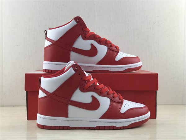 Nike Dunk High Championship White Red for sale