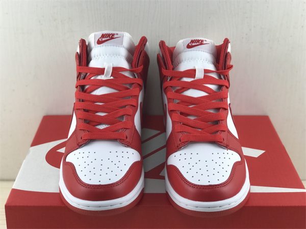 Nike Dunk High Championship White Red front