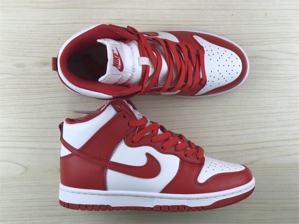 Nike Dunk High Championship White Red panding