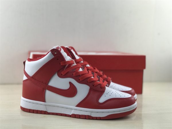 Nike Dunk High Championship White Red sneaker