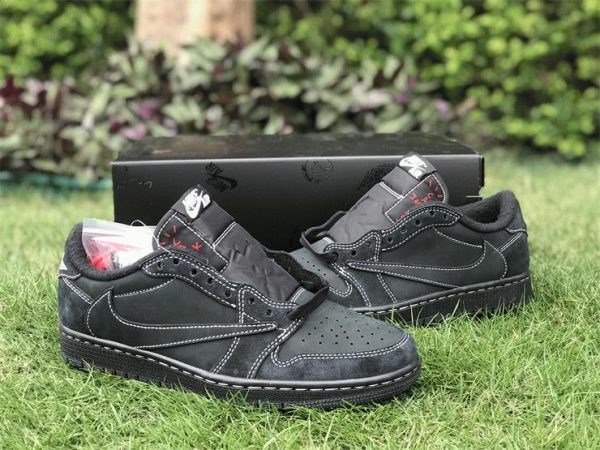 Travis Scott x Air Jordan 1 Low Black Phantom