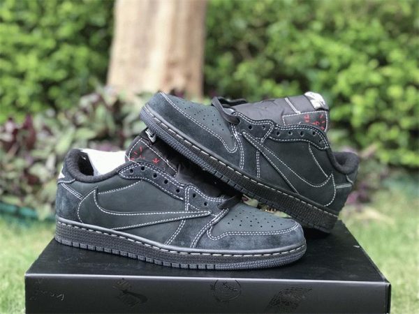 Travis Scott x Air Jordan 1 Low Black Phantom sale online