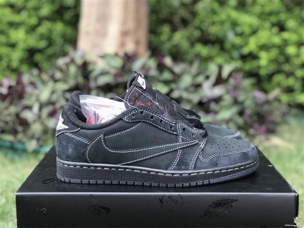 cheap Travis Scott x Air Jordan 1 Low Black Phantom