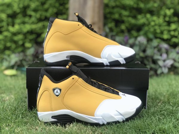 mens Air Jordan 14 Light Ginger Black-White 2022