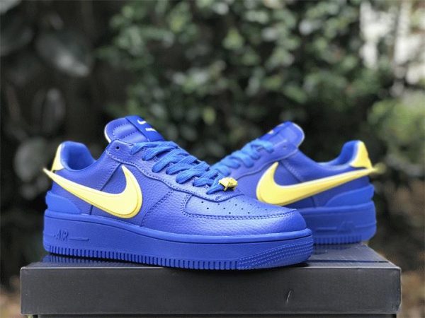 AMBUSH x Nike Air Force 1 Low Game Royal yellow