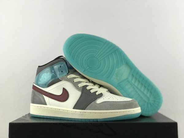 Air Jordan 1 Mid Exploration Unit green