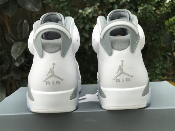 Air Jordan 6 Cool Grey Medium Grey 2023 heel