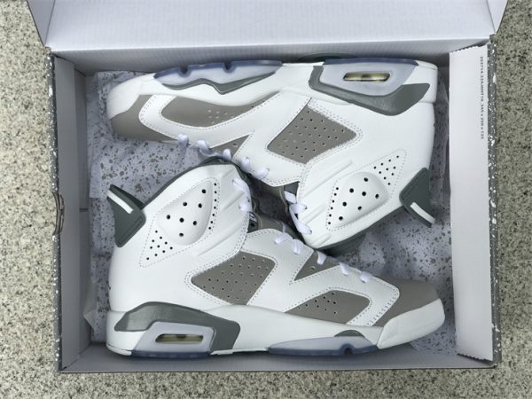 Air Jordan 6 Cool Grey Medium Grey 2023 in box look